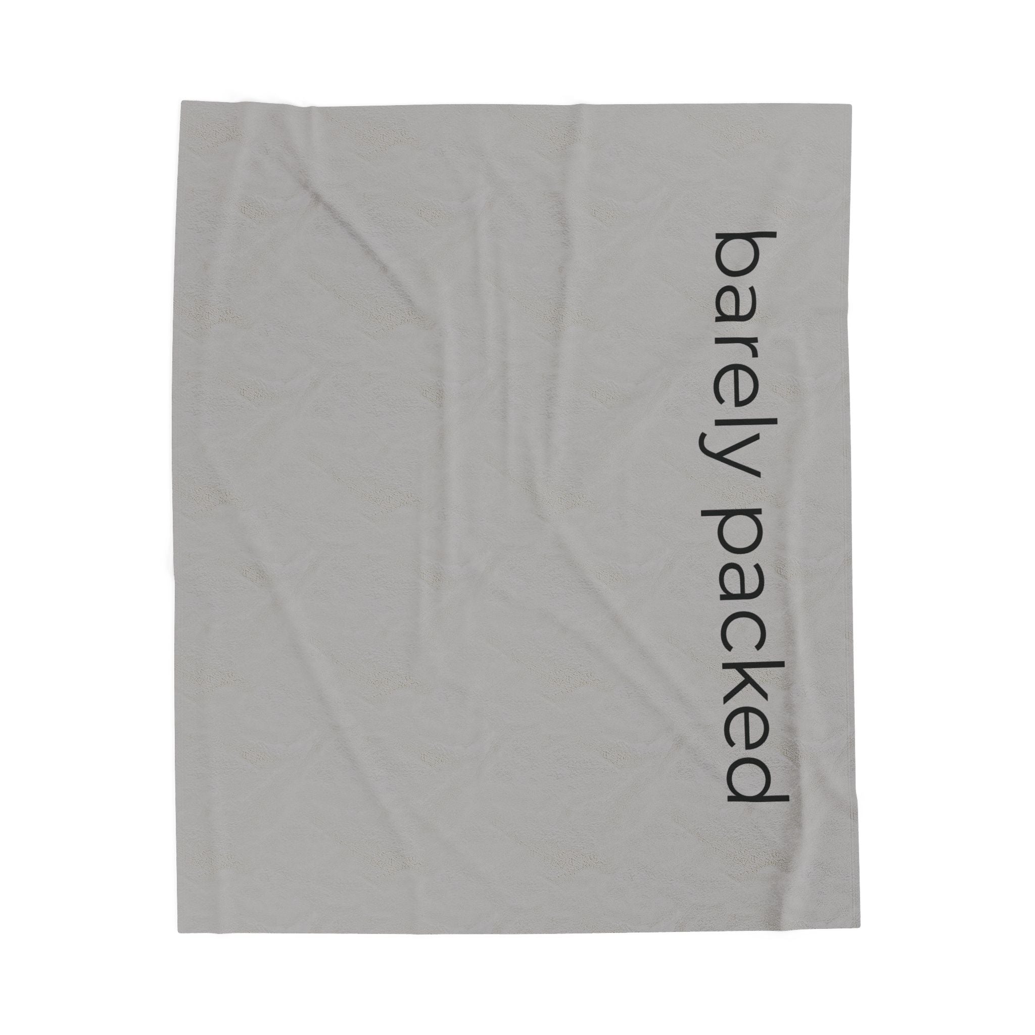 bpkd Velveteen Travel Throw